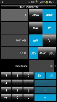 dBCalculator android App screenshot 10