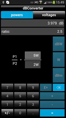 dBCalculator android App screenshot 6